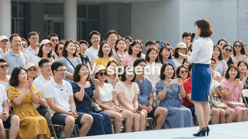 여름 행사 인사말 시나리오