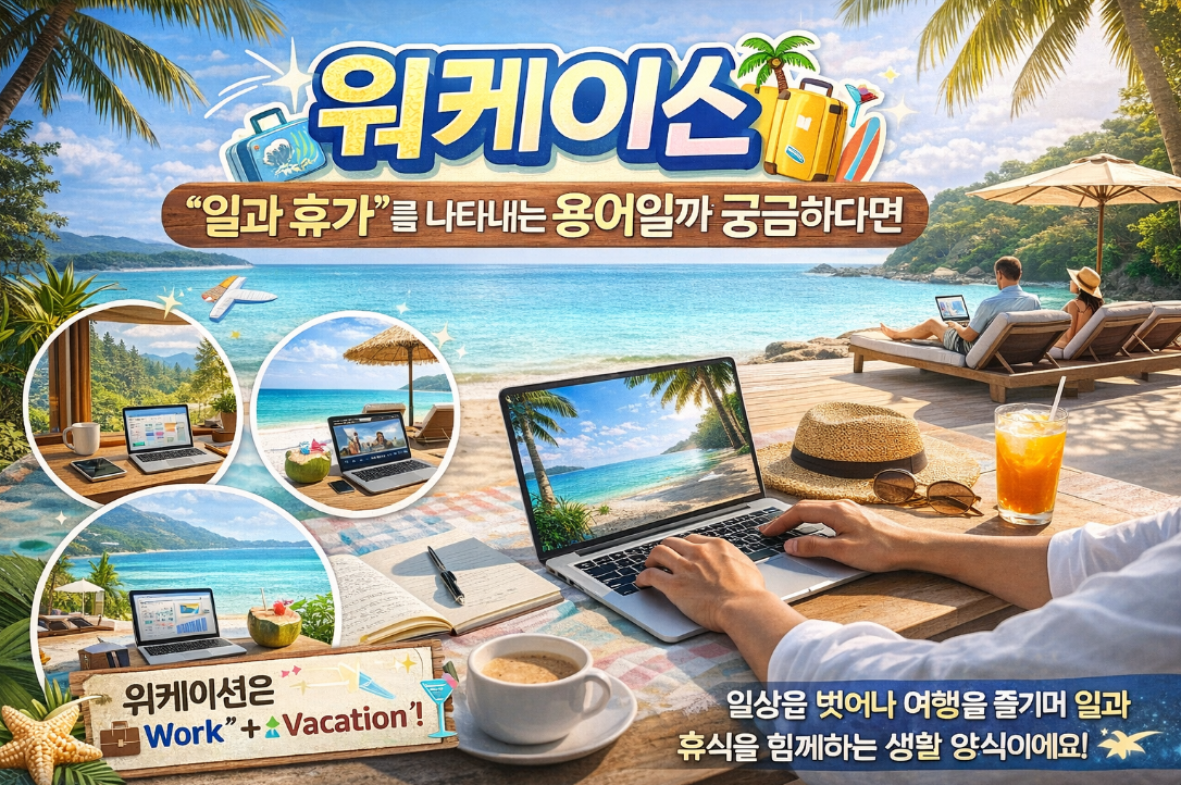 워케이션 뜻, 일과 휴가의 완벽 조합?
