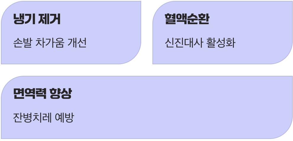 찬 바람에 움츠러드는 몸을 위한 온기