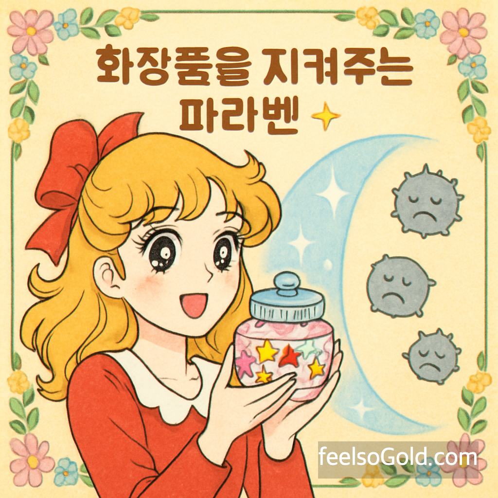 화장품을 지켜주는 파라벤 ✨