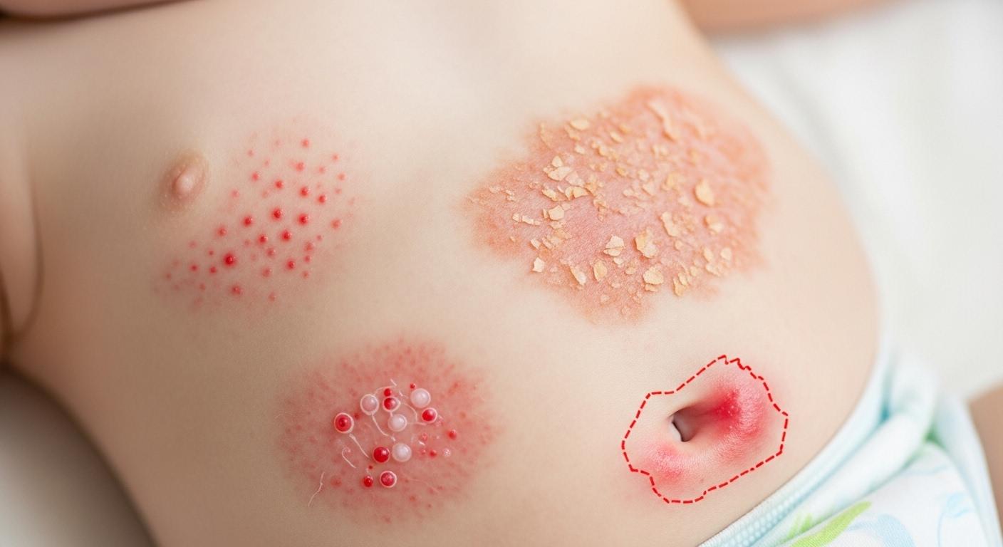 아기 피부 발진 종류