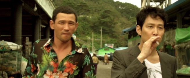 영화 신세계 장면 중 하나