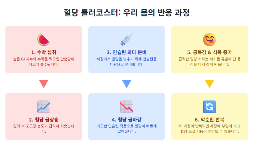 수박 많이 먹으면 혈당이 급증하는 이유와 관리 꿀팁