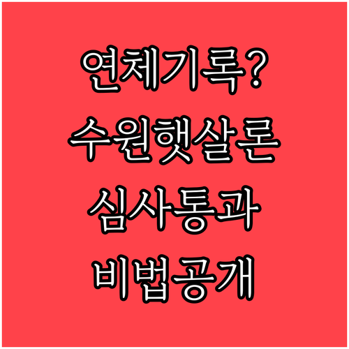 연체 기록 관리부터 서류 접수까지 수..