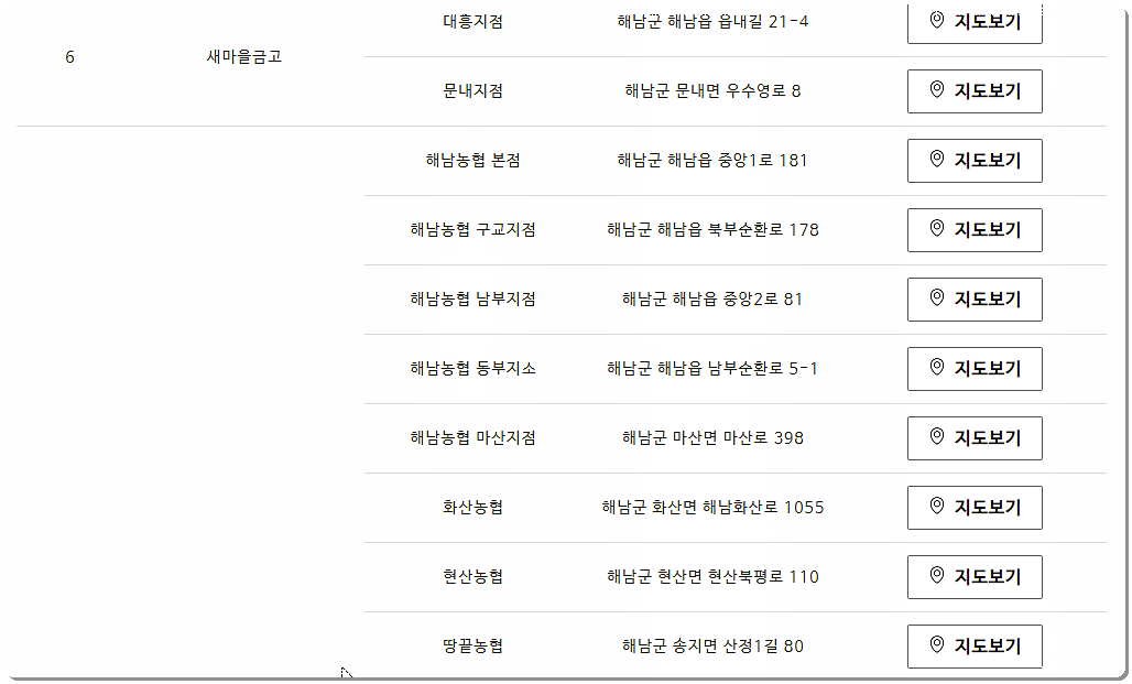 해남사랑상품권 판매처/환전 안내 3