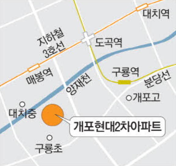 개포 현대2차 재건축｜&lsquo;경우현&rsquo; 옆 49층 1122가구 대단지로 변신