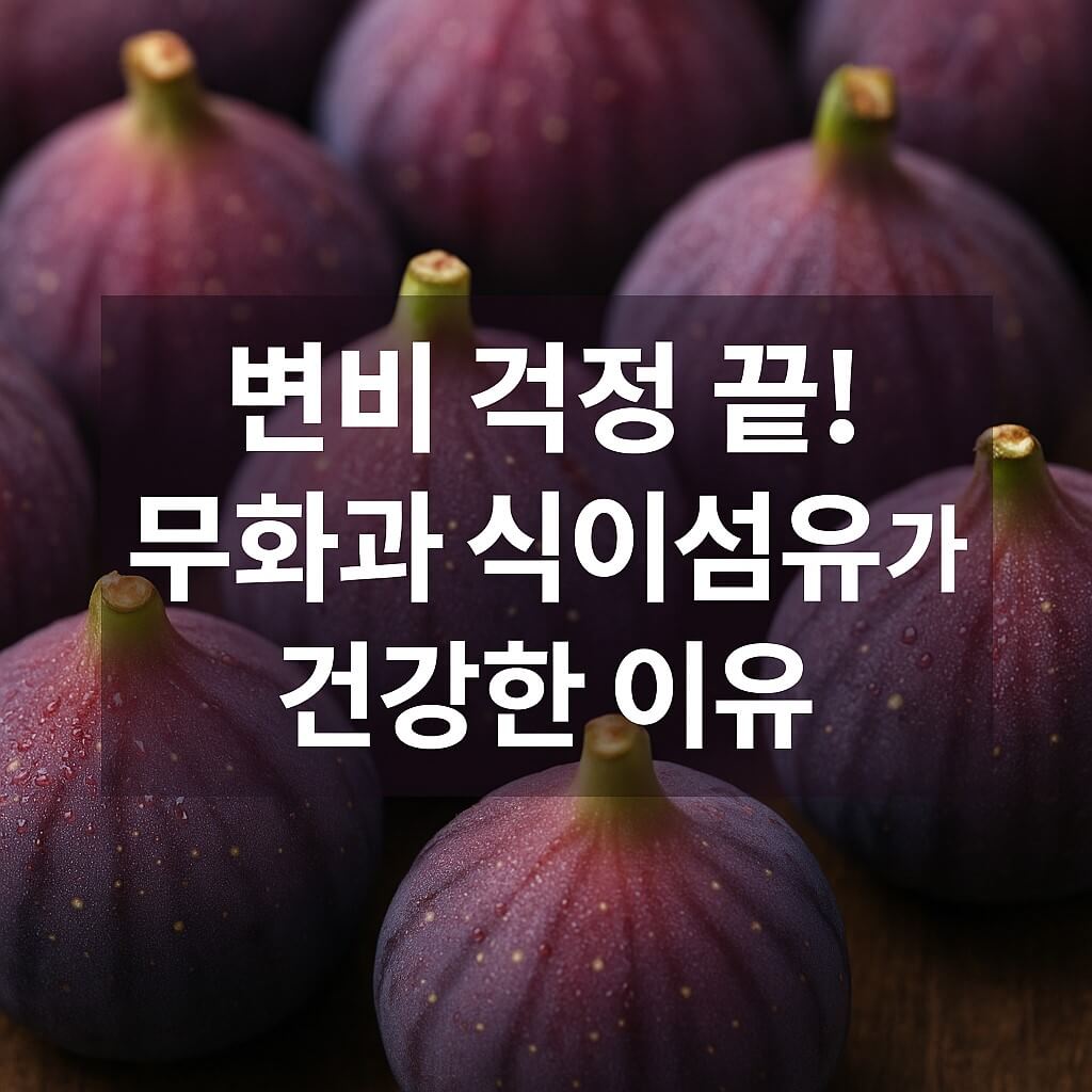 변비 걱정 끝! 무화과 식이섬유가 건강한 이유 썸네일 이미지