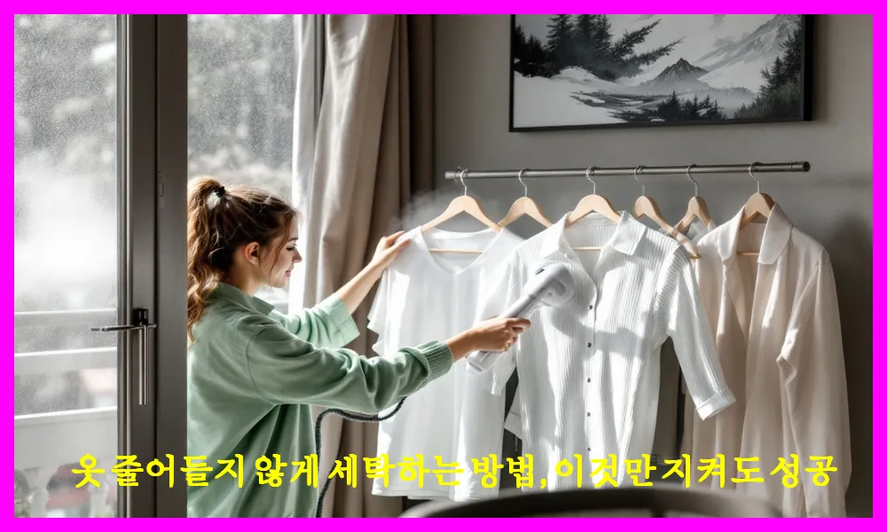 옷 줄어들지 않게 세탁하는 방법, 이것만 지켜도 성공