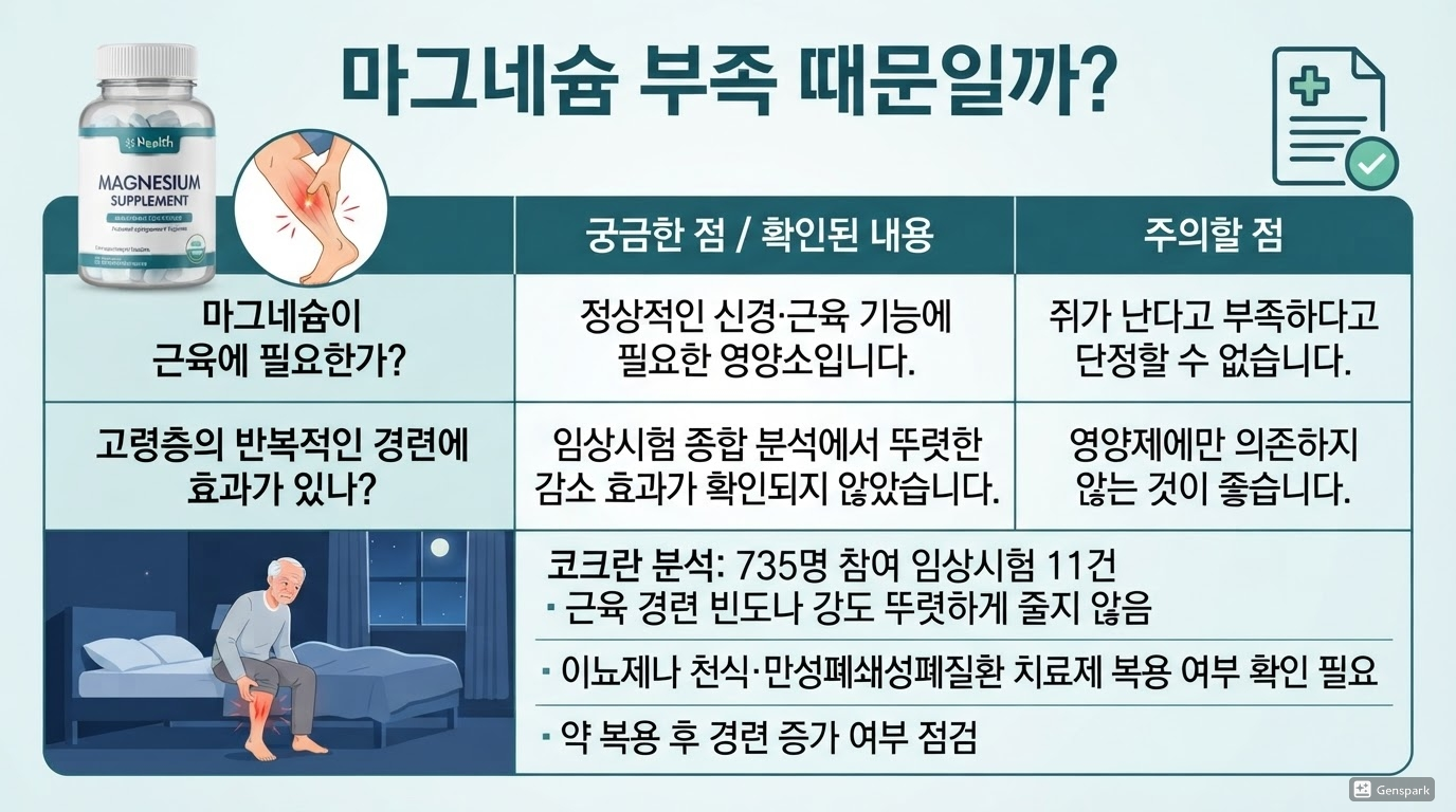 마그네슘 부족 때문일까?