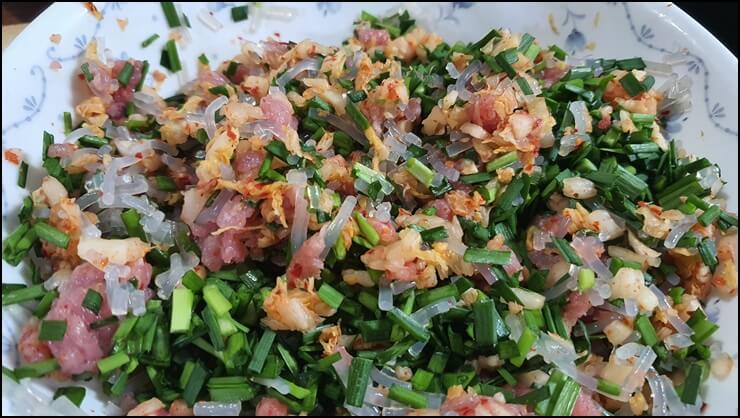 김치만두소