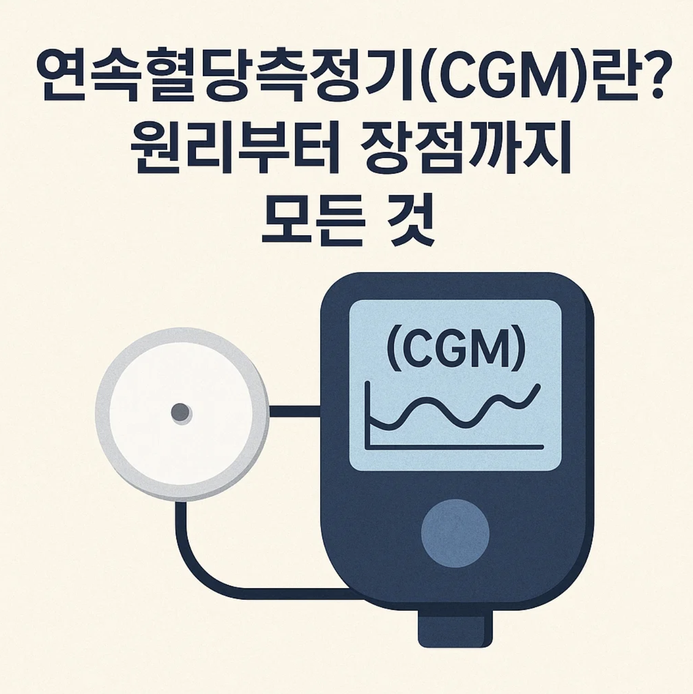 연속혈당측정기(CGM)란? 원리부터 장점까지 모든 것
