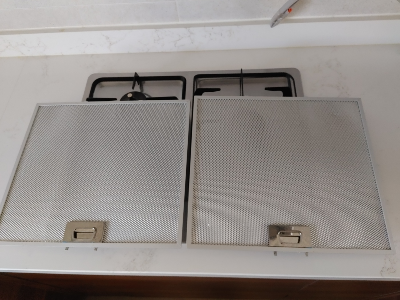 싱크대 후드 필터 청소