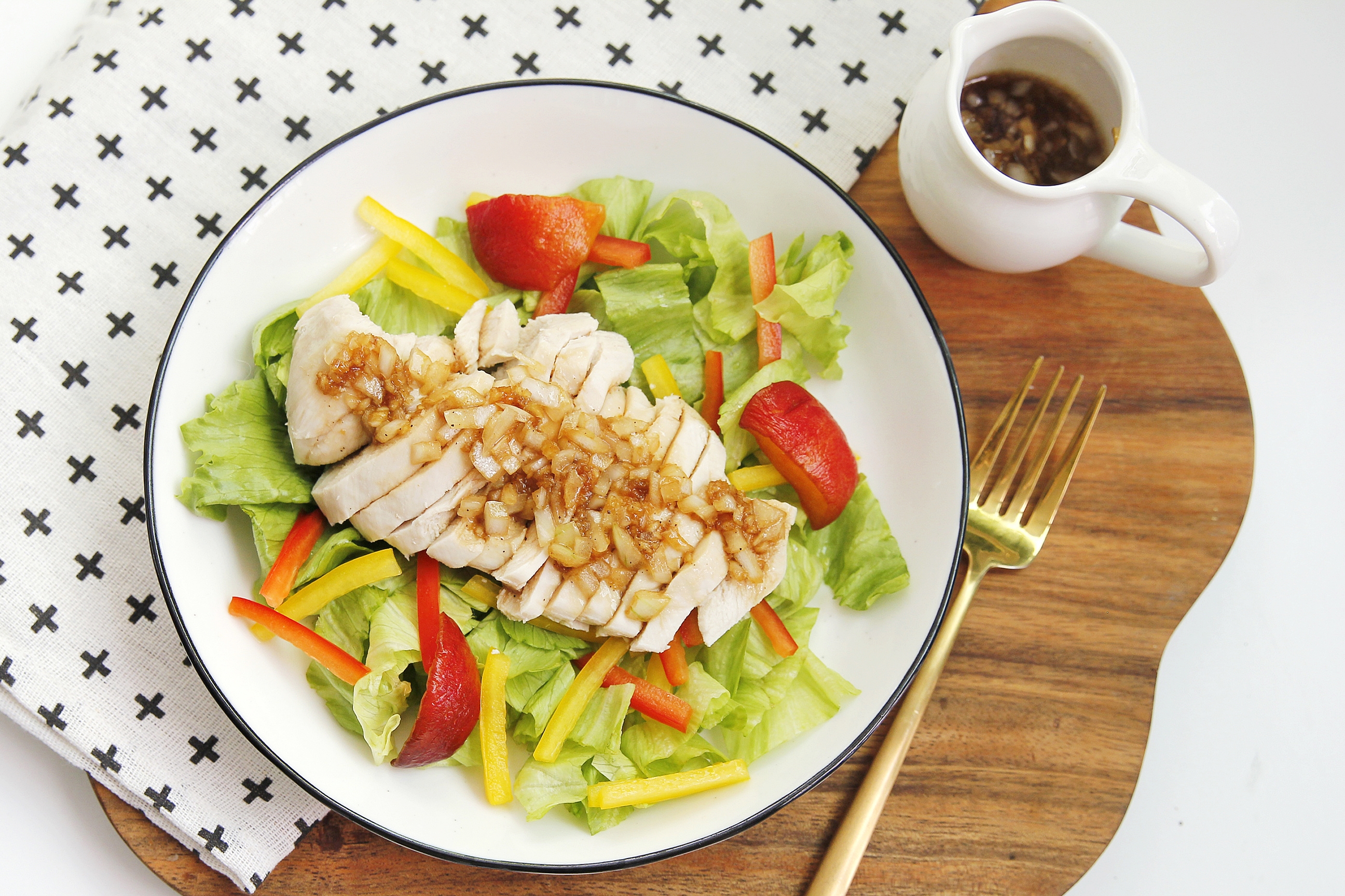 닭가슴살샐러드_오리엔탈소스