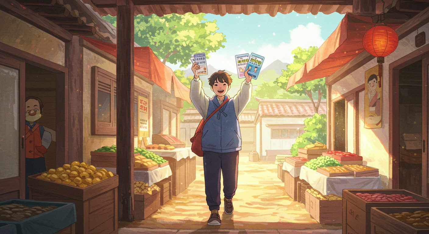 상생페이백 환급 혜택을 받고 즐거워하는 사람