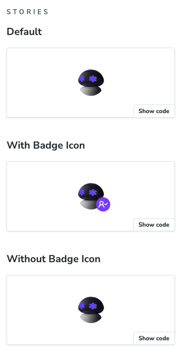 Avatar Component 구현결과