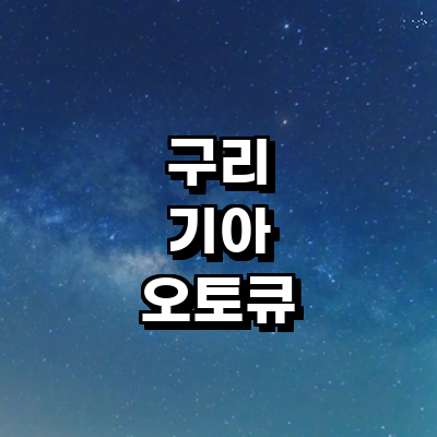 구리시 기아 오토큐