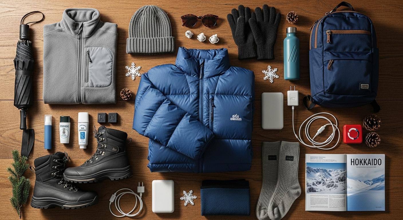 홋카이도 겨울 여행 준비물