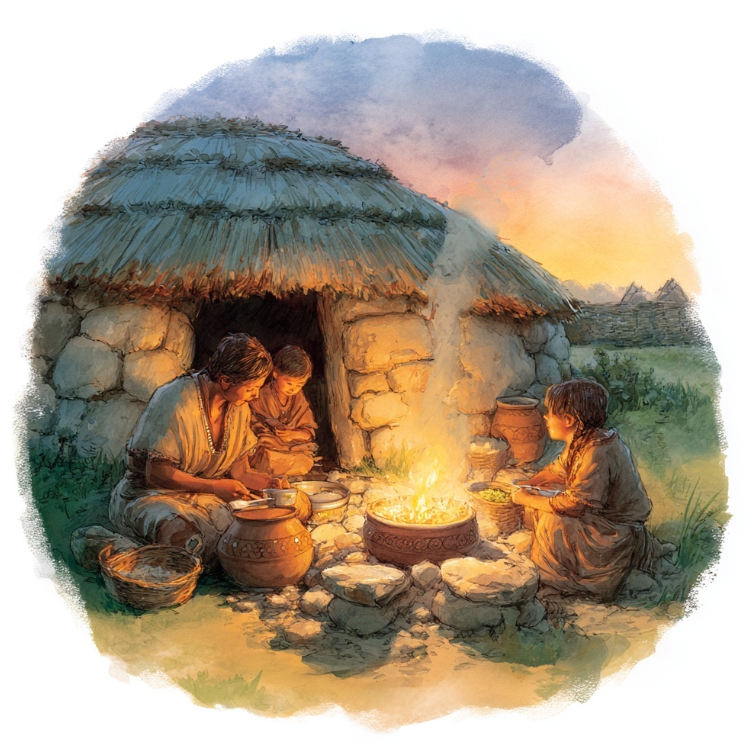 신석기 사람들은 밥을 어떻게 먹었을까?– 빗살무늬토기와 함께 떠나는 신석기 식사 여행