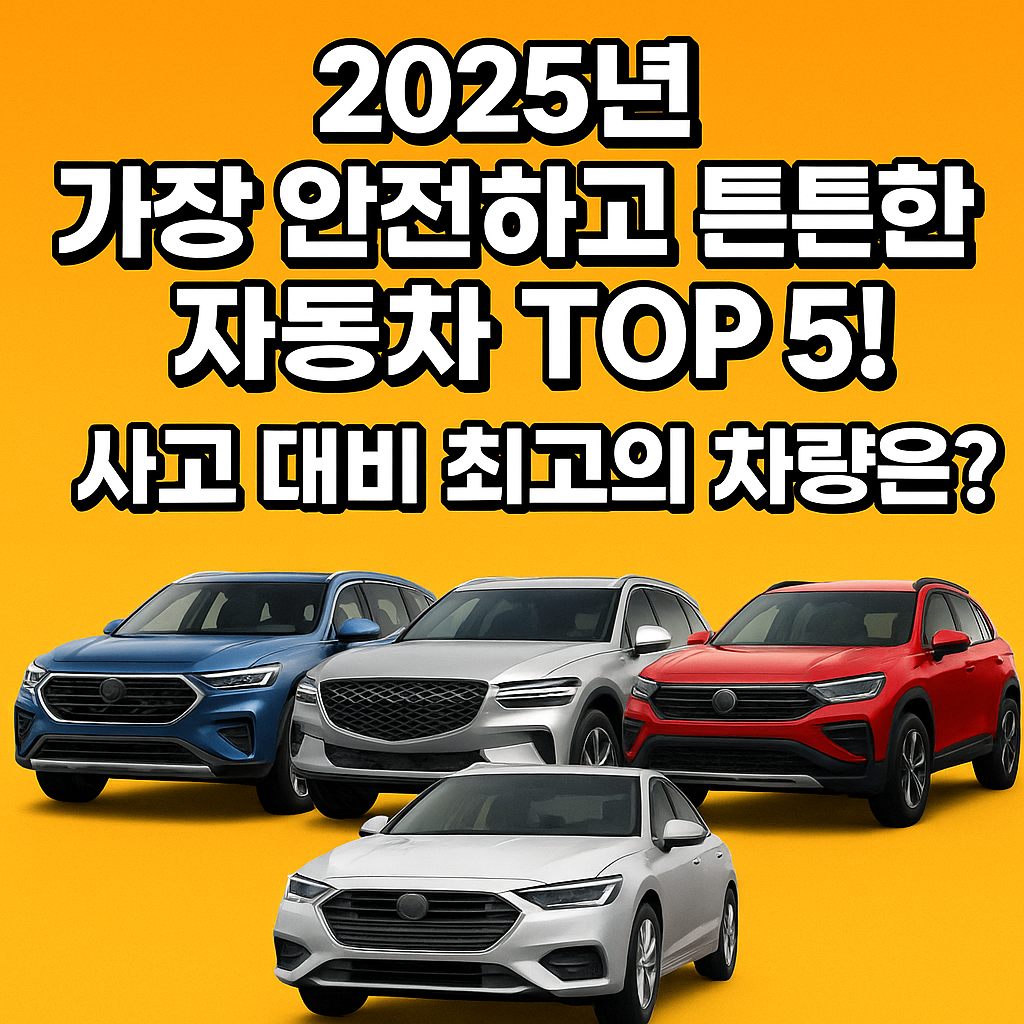 2025년 가장 안전하고 튼튼한 자동차 TOP 5! 사고 대비 최고의 차량은? 관련 사진