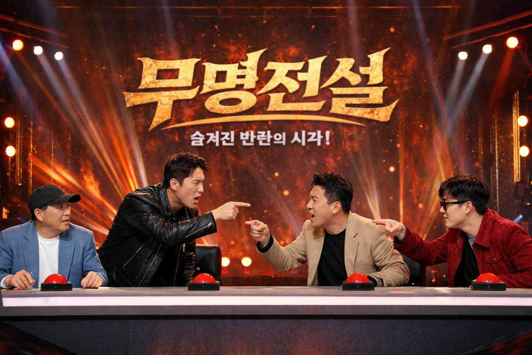 '무명전설' 첫 녹화부터 초유의 하극상 발생, 핏대까지 세운 이유는?