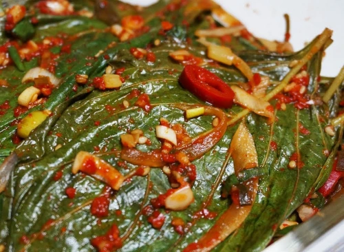 전자렌지-활용-요리-깻잎찜