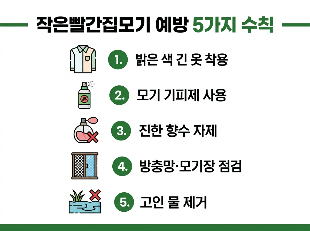 작은빨간집모기 예방, 모기 예방법, 일본뇌염 예방, 모기 기피제, 방충망 점검