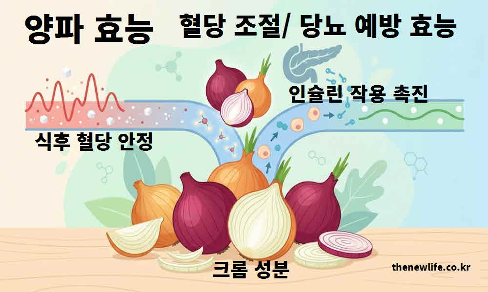 양파 효능 혈당 조절 당뇨 예방