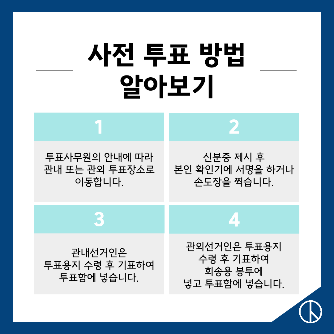 사전 투표 방법