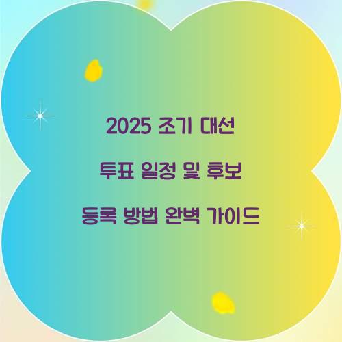 2025 조기 대선 투표