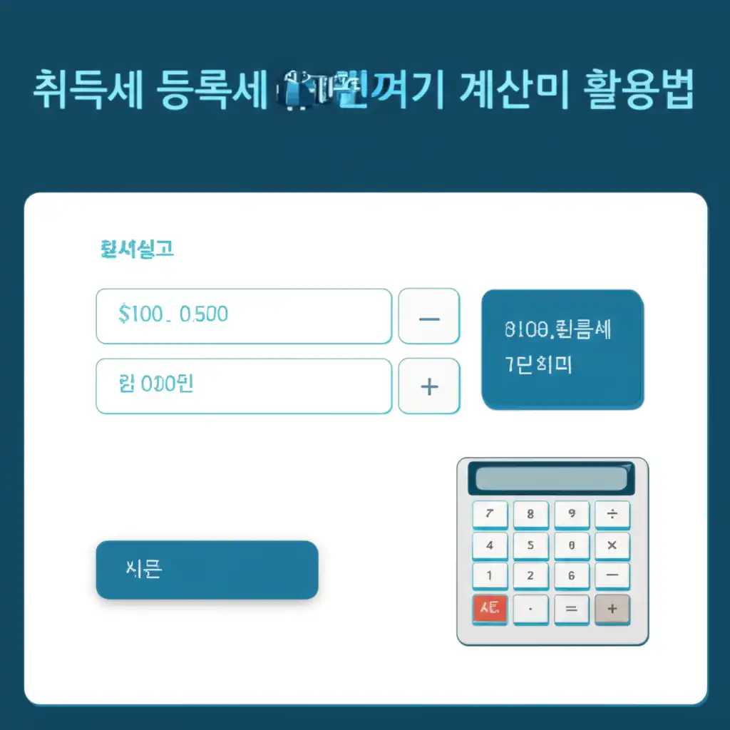 취득세등록세계산하기_calculator-usage