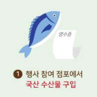 행사 참여 점포에서 수산물 구매