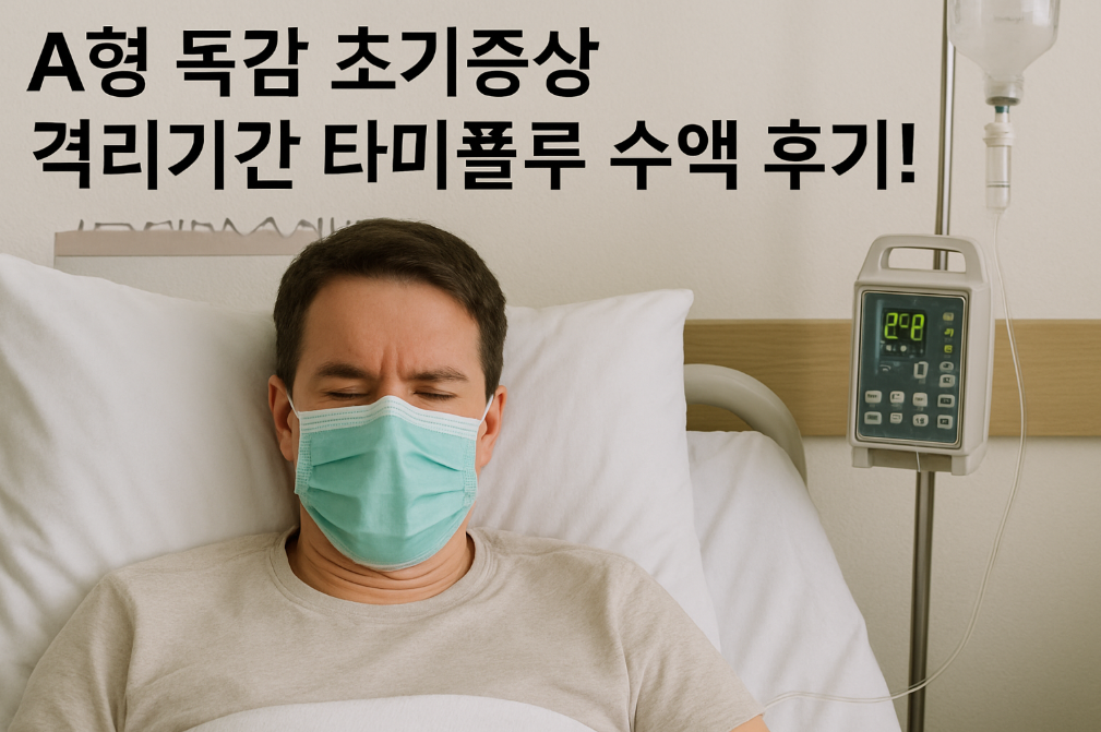 A형 독감 완전 정복! 초기증상부터 격리까지 실전 후기