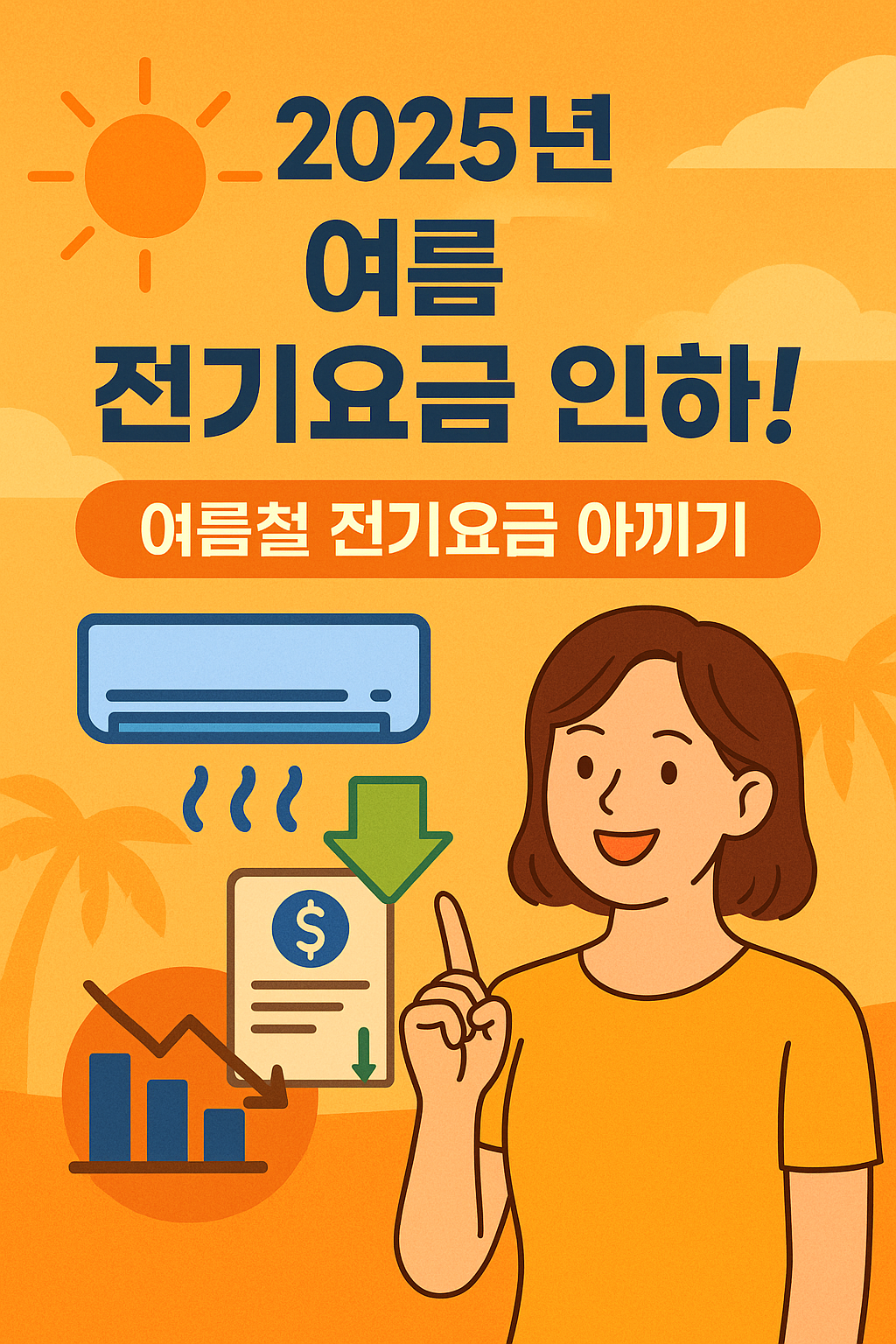 2025년 여름 전기요금 인하 확정! 7~8월 주택용 전기세 할인 혜택 총정리