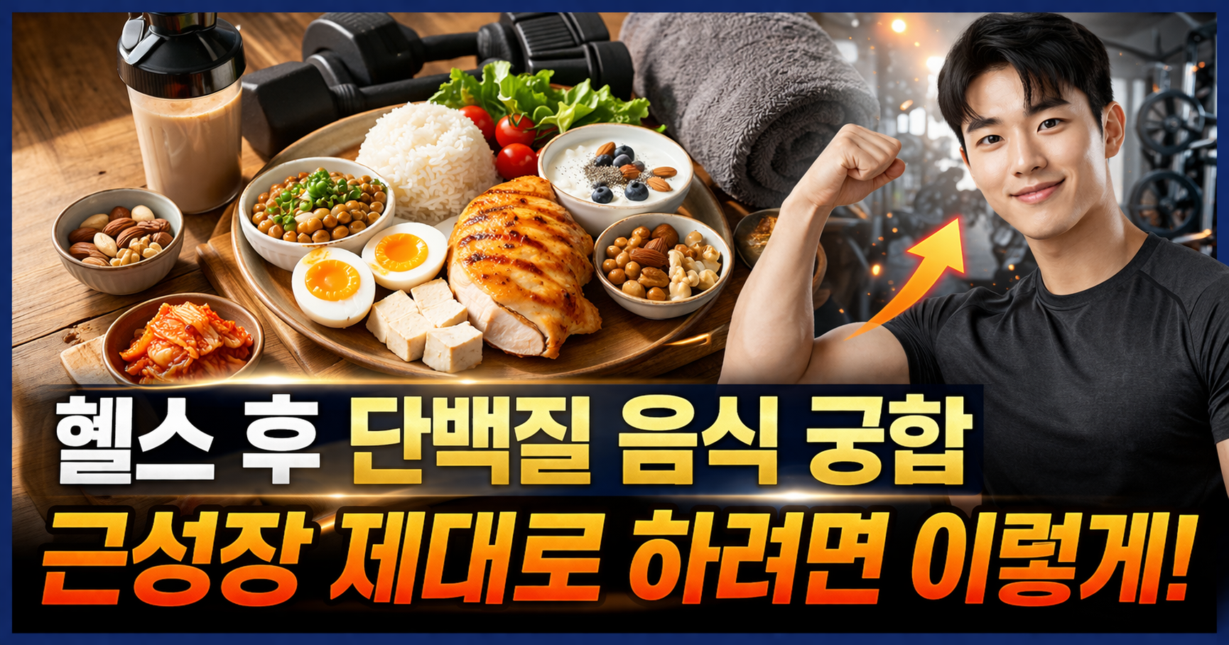 헬스 후 단백질 음식 궁합