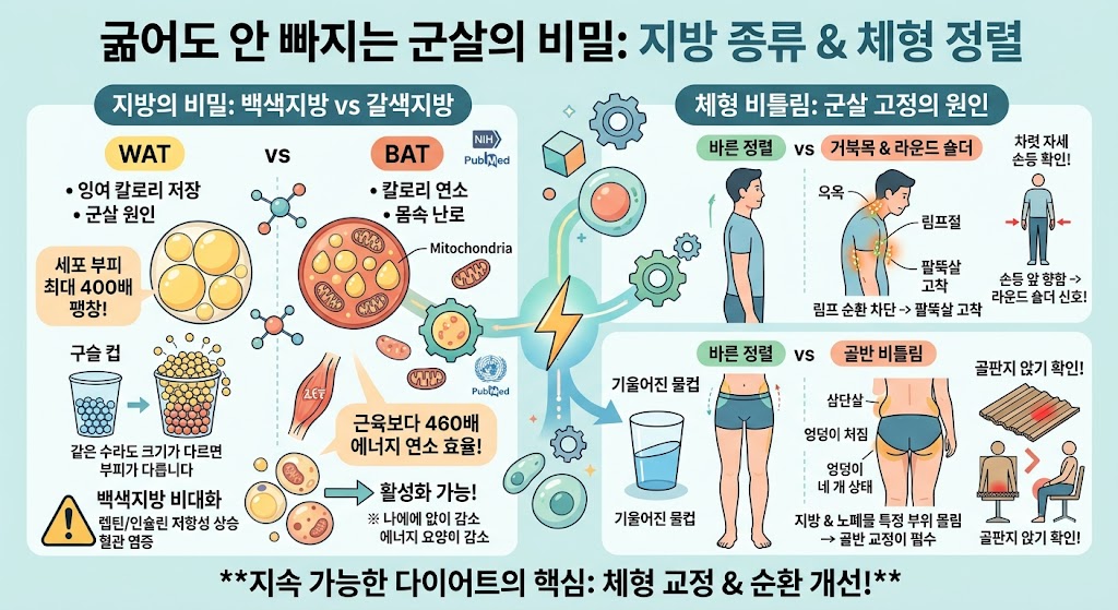 군살 안 빠지는 이유