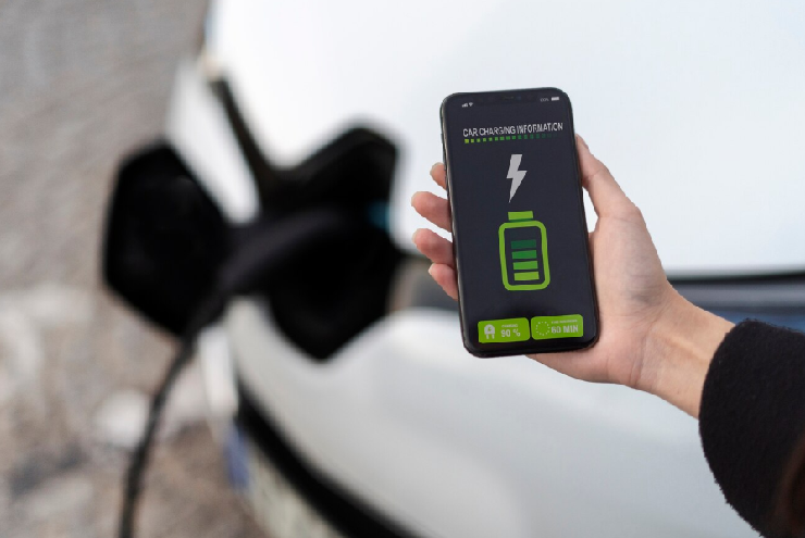 전기차 충전 스마트폰 현황