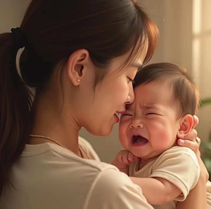 아기 중이염 증상 이미지