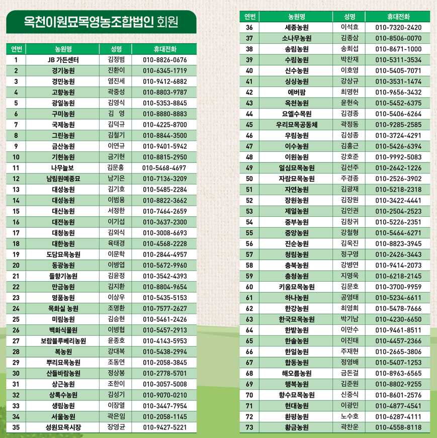 조합법인 회원증