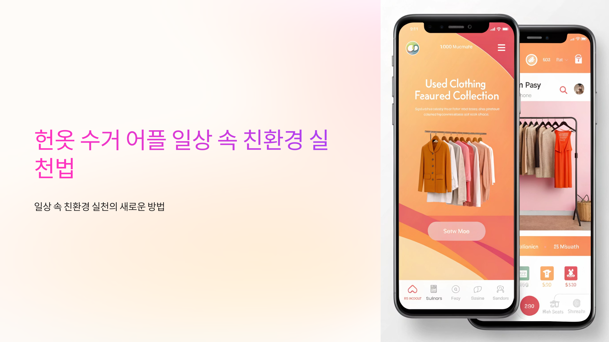 헌옷 수거 어플 일상 속 친환경 실천법