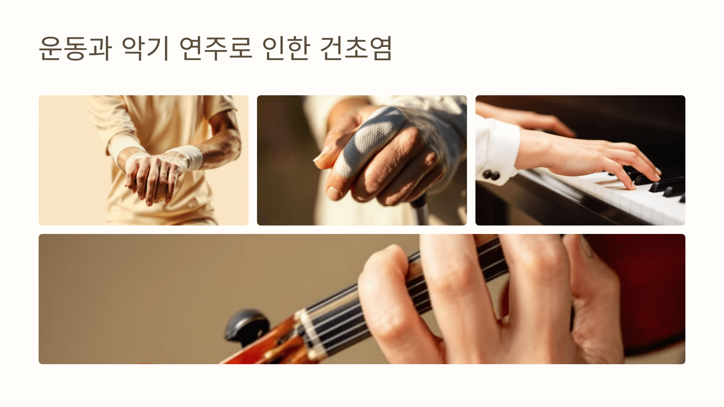 손목 건초염과 관련된 사진입니다.