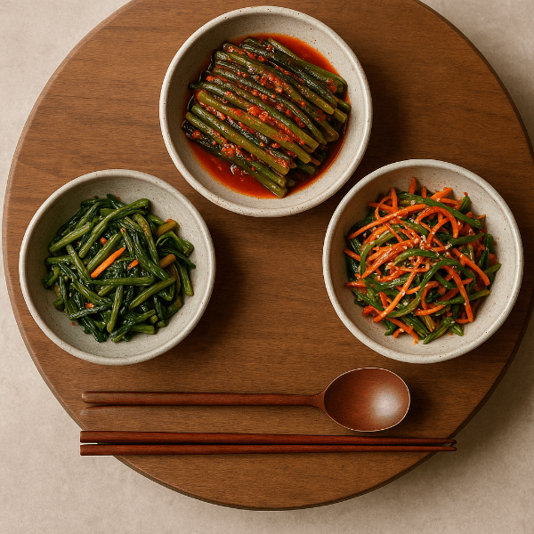 고구마줄기로 만든 세가지 반찬, 고구마줄기 김치, 무침,볶음