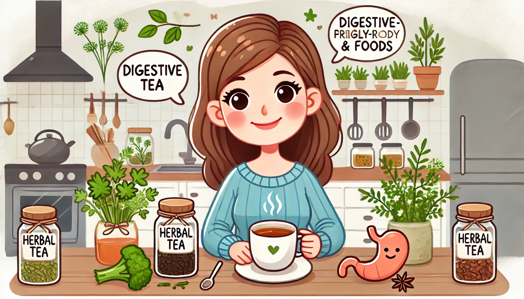 속 편한 하루! 소화 불량에 좋은 약초 차와 음식 레시피 총정리