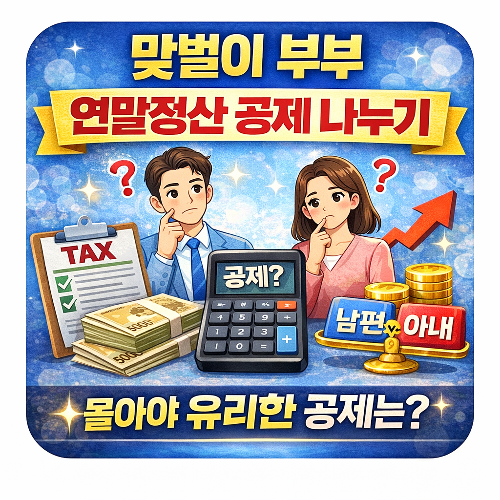 맞벌이 부부 연말정산 공제 나누는 법