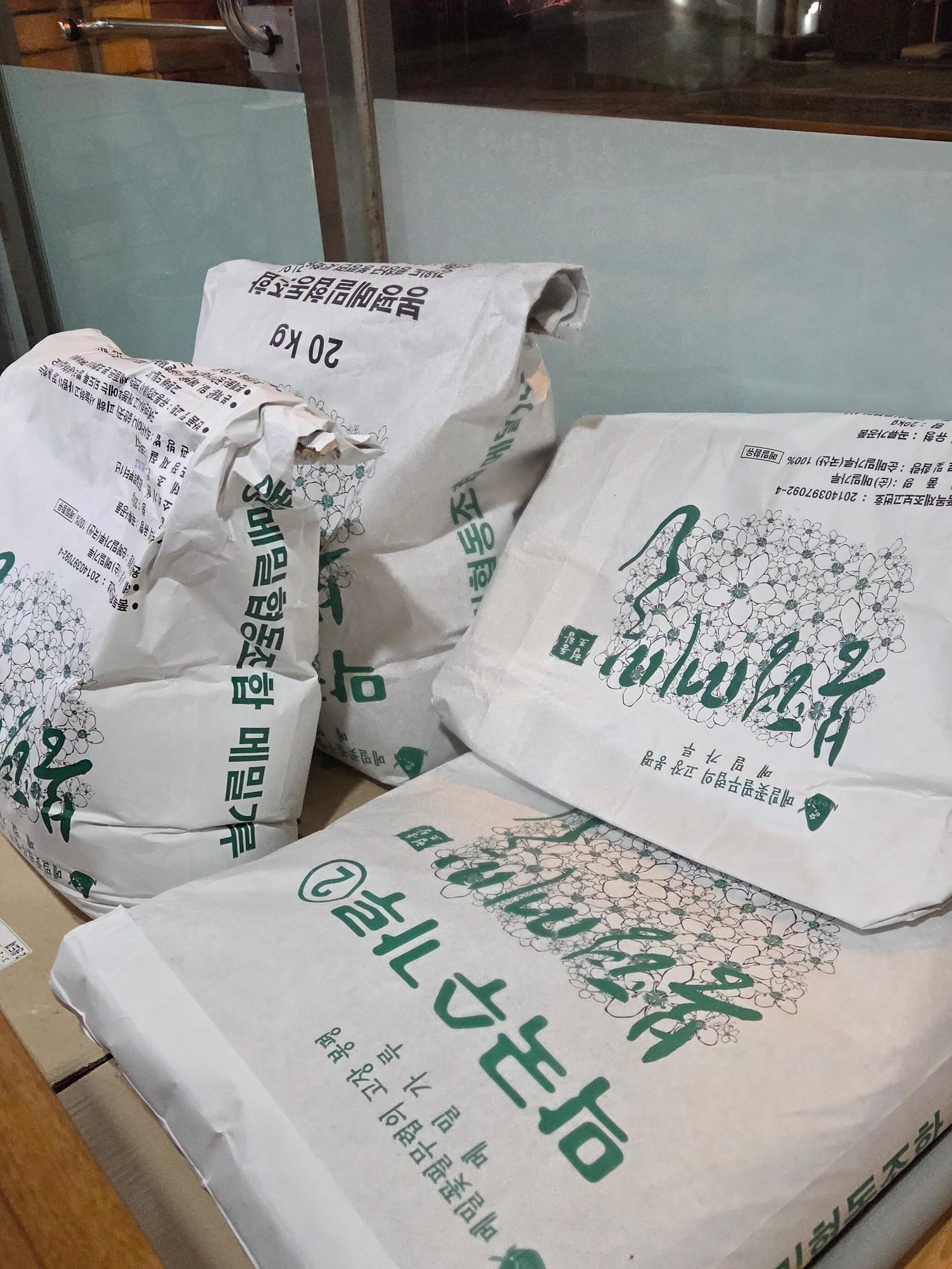 봉평 메밀 포대 – 강원도 봉평산 국내산 100% 순메밀 가루