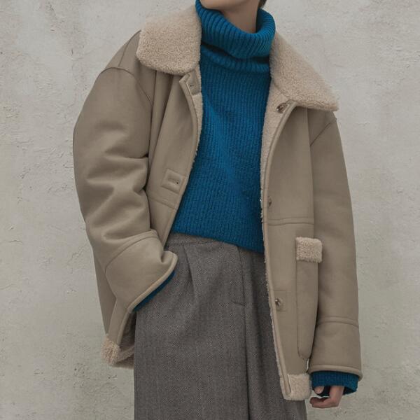 나인 왕십리점 볼드 리버시블 무스탕 자켓 왕 jk2588