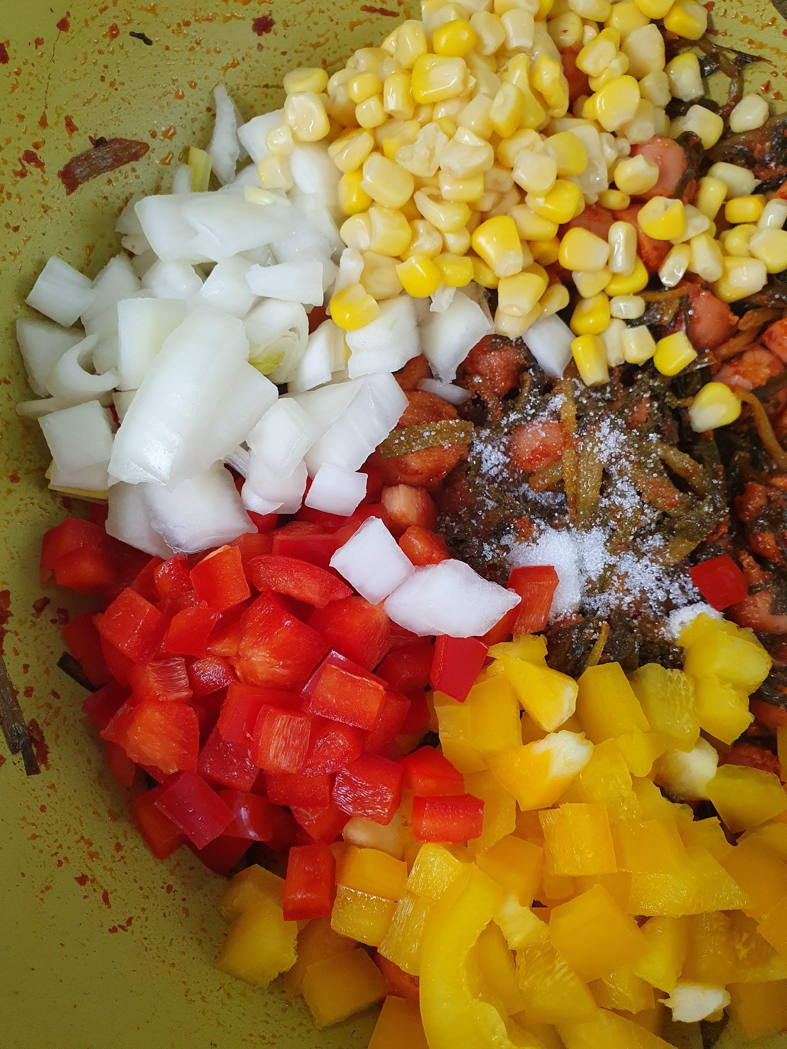 초간단 마가린 피망요리