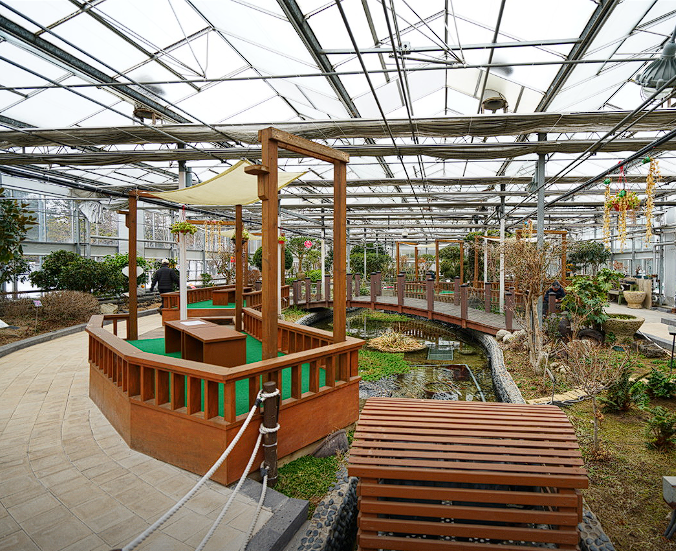 안산 식물원 매화, 카페 정보