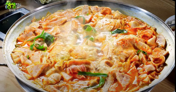 KBS 생생정보통 수제햄 부대찌개 맛집 식당 위치1