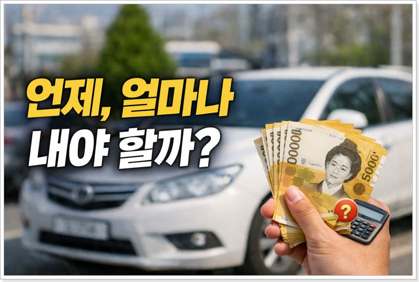 자동차 환경개선부담금 수시분 조회 방법 완전 정리