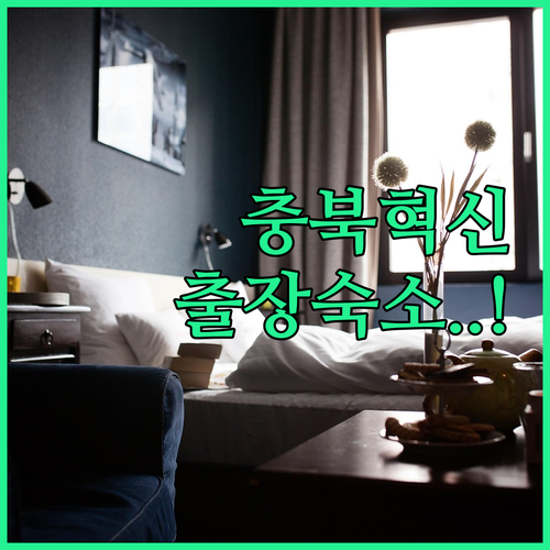 충북 혁신도시 비즈니스 출장 숙소 베..